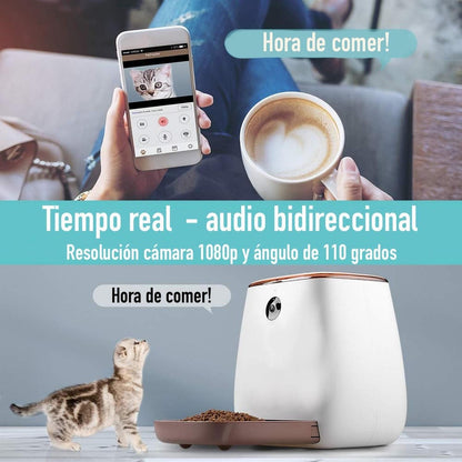 Alimentador Automático - Conexión Wi-fi Smart Life