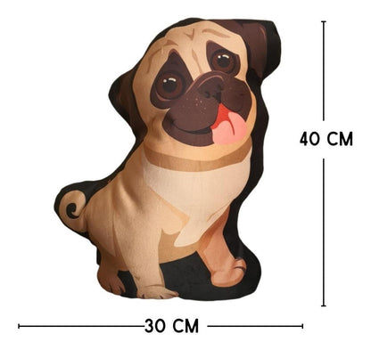 Cojín perro Pug