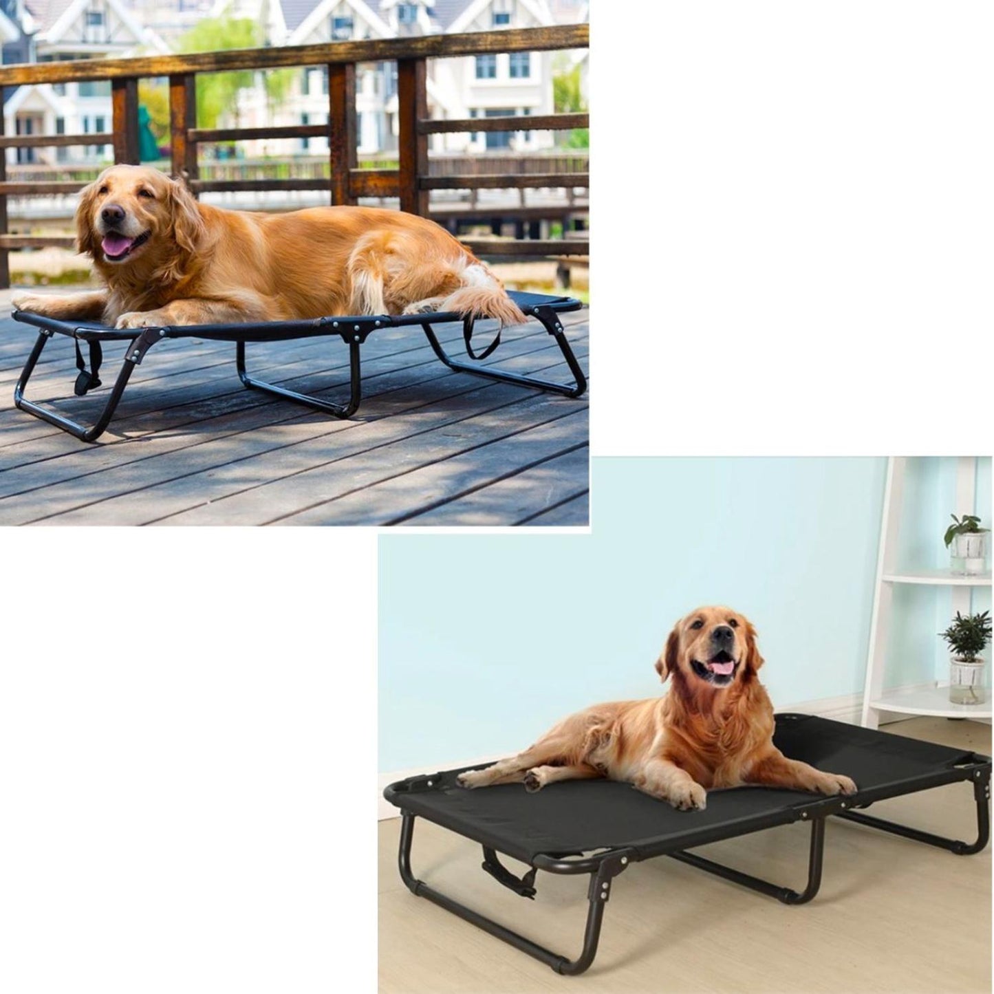 Cama Elevada Para Perros, Cama Impermeable, Cama Resistente - Mediana