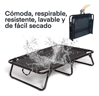 Cama Elevada Pequeña Impermeable Para Perros, Cama Plegable.